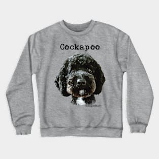 Black Cockapoo / Spoodle and Doodle Dogs Crewneck Sweatshirt